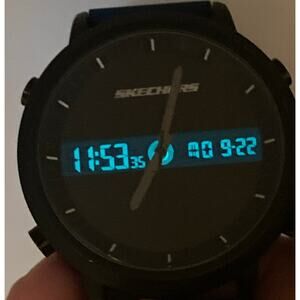 Sketchers Men's Digital Analog Combo Watch 48mm - New Battery Adjustable Band